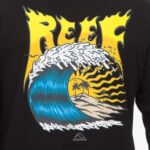 Black 2286N589 Carson Recyclo Long Sleeve Tee Reef Men - Image 3