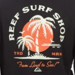 Black 2286N728 Shuffle Pullover Hoodie Reef Men - Image 3