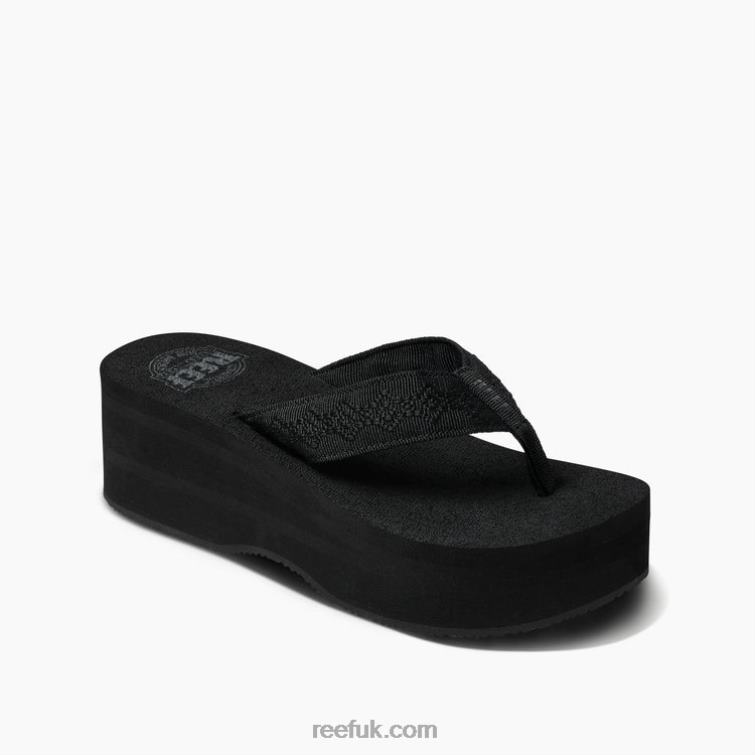 black_2286n77_sandy_hi_reef_women.jpg Black 2286N77 Sandy Hi Reef Women - Image 1