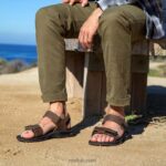 Black/Brown 2286N379 Leather Fanning Baja Reef Men - Image 4