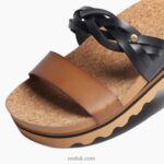 Black/Tan 2286N114 Cushion Vista Hi Twist Reef Women - Image 5