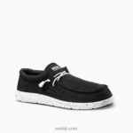 Black/White 2286N487 Cushion Coast Textile Reef Men