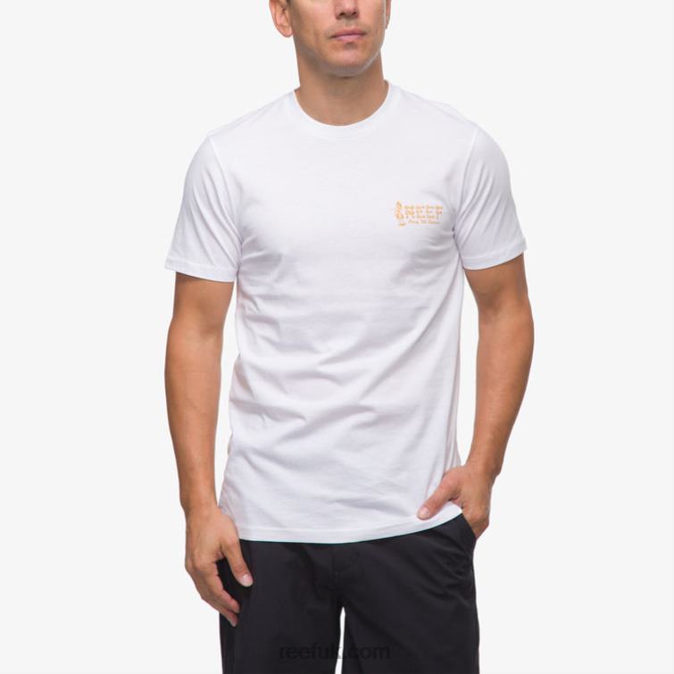 Bright White 2286N559 Island Girl Short Sleeve Tee Reef Men - Image 2
