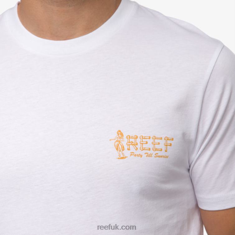 Bright White 2286N559 Island Girl Short Sleeve Tee Reef Men - Image 4
