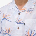 Bright White 2286N647 Farley Short Sleeve Shirt Reef Men - Image 4