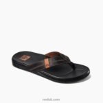 Coffee Black 2286N370 Cushion Phantom Leather Reef Men