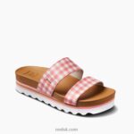 Coral Gingham 2286N167 Cushion Vista Hi Reef Women