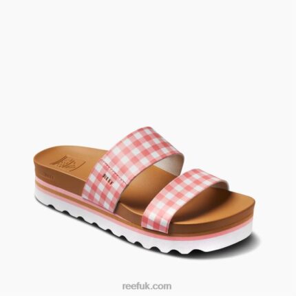 Coral Gingham 2286N167 Cushion Vista Hi Reef Women