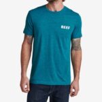 Cyan Black Heather 2286N575 Unite Short Sleeve Tee Reef Men