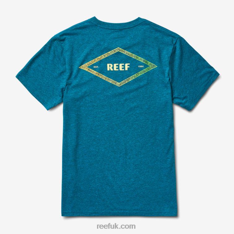 Cyan Black Heather 2286N575 Unite Short Sleeve Tee Reef Men - Image 4