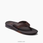Dark Brown 2286N336 Leather Fanning Reef Men