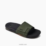 Dark Olive 2286N355 Fanning Slide Reef Men