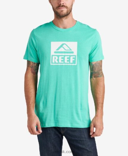 Electric Green 2286N583 Driver Short Sleeve Tee Reef Men
