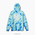 Electric Green 2286N744 Hunter Tie Dye Pullover Hoodie Reef Men - Image 2