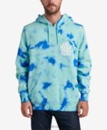 Electric Green 2286N744 Hunter Tie Dye Pullover Hoodie Reef Men - Image 3