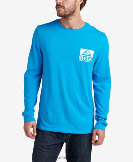Hawaiian Ocean 2286N603 Wellie Graphic Long Sleeve Tee Reef Men