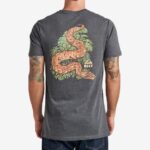 Heather Charcoal 2286N606 Abra Short Sleeve Tee Reef Men