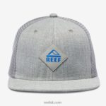 Heather Grey 2286N767 Madre Snapback Trucker Hat Reef Men