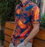 Hibiscus 2286N634 Daintree Short Sleeve Shirt Reef Men - Image 2