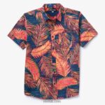 Hibiscus 2286N634 Daintree Short Sleeve Shirt Reef Men