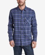 Indigo Blue 2286N650 Kosma Long Sleeve Flannel Shirt Reef Men