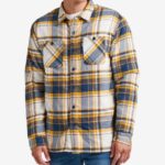 Indigo Blue 2286N730 Hickman Long Sleeve Shacket Reef Men