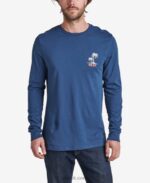 Insignia Blue 2286N612 Shuffle Long Sleeve Tee Reef Men - Image 2
