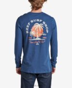 Insignia Blue 2286N612 Shuffle Long Sleeve Tee Reef Men