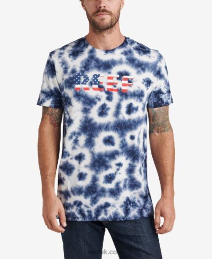 Insignia Blue Cloud 2286N596 Measure Short Sleeve Tee Reef Men