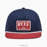 Jester Red 2286N801 Morter Flat Bill Hat Reef Men