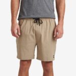 Kelp 2286N675 Fields Elastic Waist Walk Shorts 17" Reef Men
