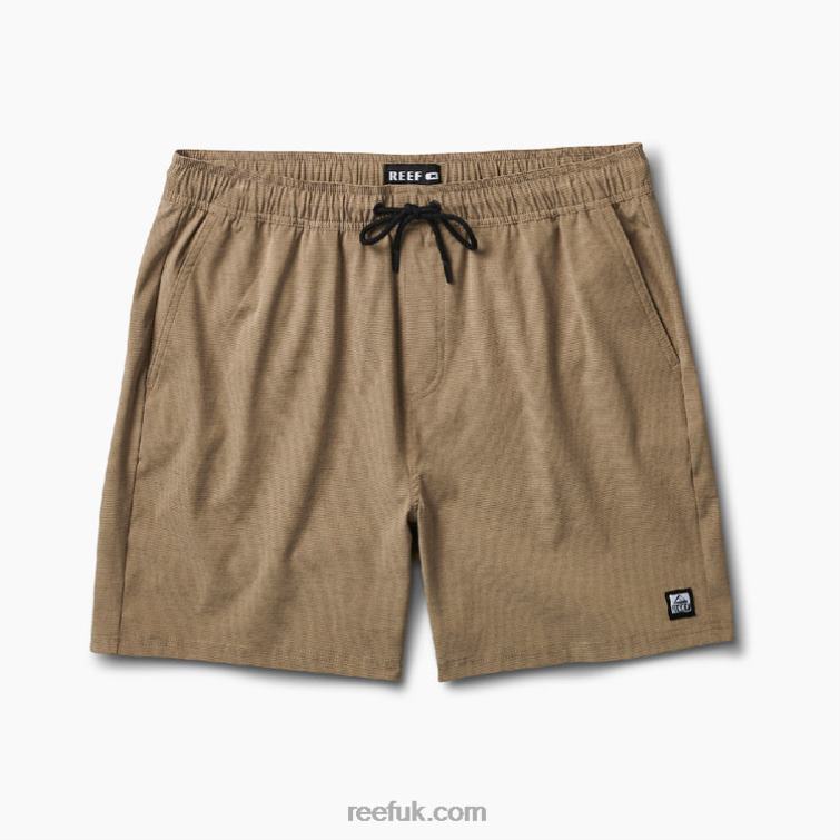 Kelp 2286N675 Fields Elastic Waist Walk Shorts 17" Reef Men - Image 3
