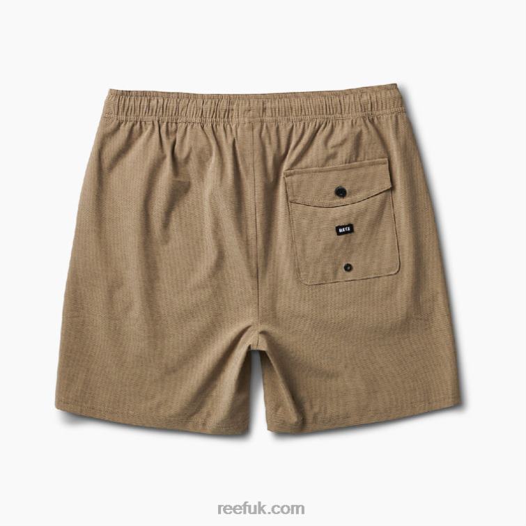 Kelp 2286N675 Fields Elastic Waist Walk Shorts 17" Reef Men - Image 4