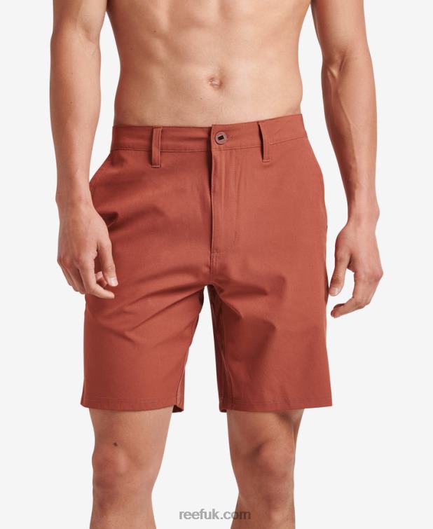 Mahogany 2286N677 Medford Hybrid Walk Short 19" Reef Men - Image 1