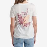 Marshmallow 2286N284 Flower Short Sleeve Tee Reef Women