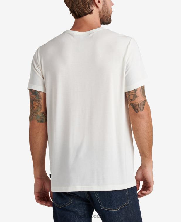 Marshmallow 2286N610 Smith Short Sleeve Pocket Knit Tee Reef Men - Image 2