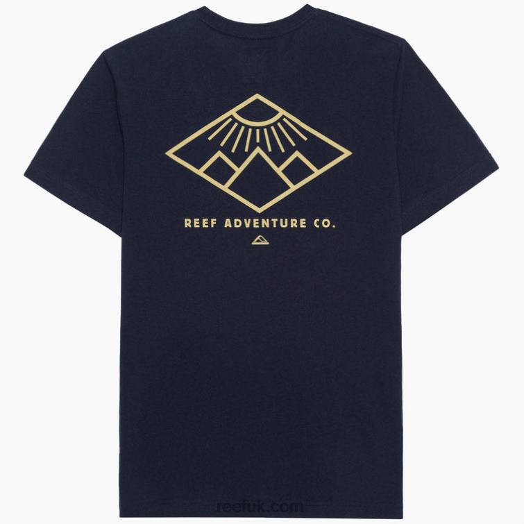 navy_2286n591_peaks_recyclo_short_sleeve_tee_reef_men.jpg Navy 2286N591 Peaks Recyclo Short Sleeve Tee Reef Men - Image 1