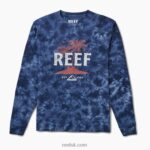 Navy 2286N626 Intel Short Sleeve Tie Dye Tee Reef Men
