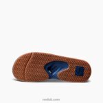 Navy/Gum 2286N469 Fanning Slide Reef Men - Image 2