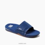 Navy/Gum 2286N469 Fanning Slide Reef Men