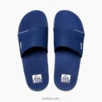 Navy/Gum 2286N469 Fanning Slide Reef Men - Image 3