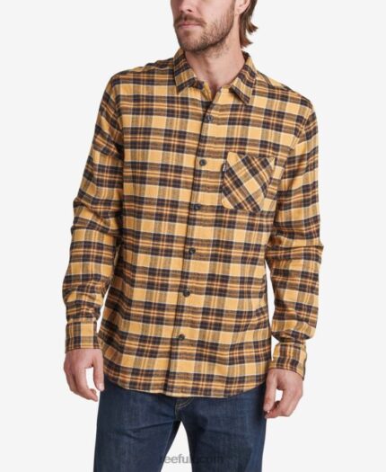 Oak Bluff 2286N667 Kosma Long Sleeve Flannel Shirt Reef Men