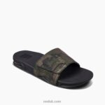 Olive Camo 2286N356 Fanning Slide Reef Men