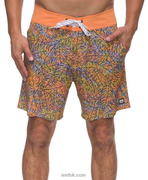 Pastel Lilac 2286N694 Worley Board Short 17" Reef Men - Image 1