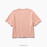 Peach Tie Dye 2286N285 Sara Short Sleeve Crop Tee Reef Women - Image 4