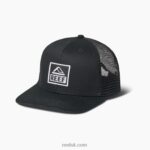 Pirate Black 2286N761 Townsend Snapback Trucker Hat Reef Men