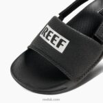 Reef Black/White 2286N823 Little One Slide Reef Kids - Image 2