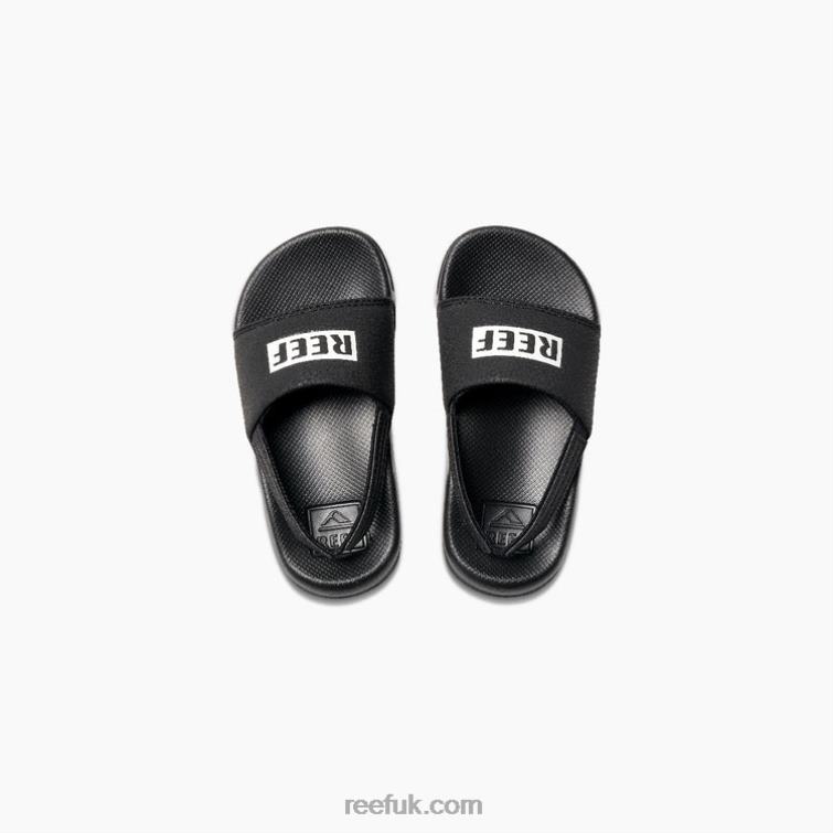 reef_black_white_2286n823_little_one_slide_reef_kids.jpg Reef Black/White 2286N823 Little One Slide Reef Kids - Image 1