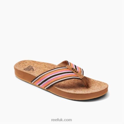 Smoothie Stripe 2286N100 Reef Cushion Strand ThreadsWomen