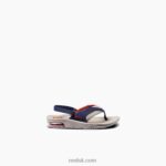 Taupe/Navy 2286N827 Little Fanning Reef Kids - Image 3